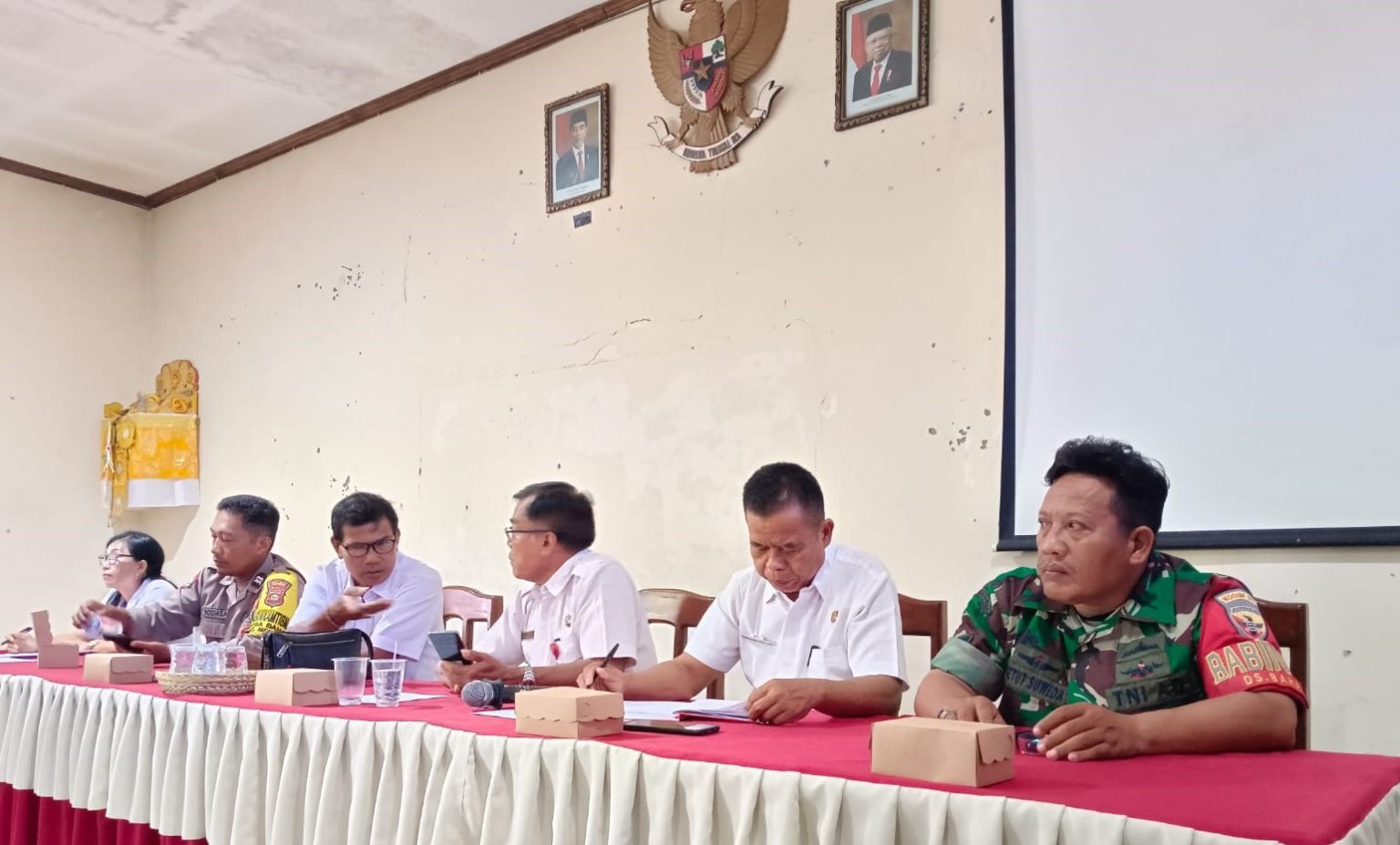 Atensi Jalannya Pelaksanaan Kegiatan Musdessus, Desa Baha