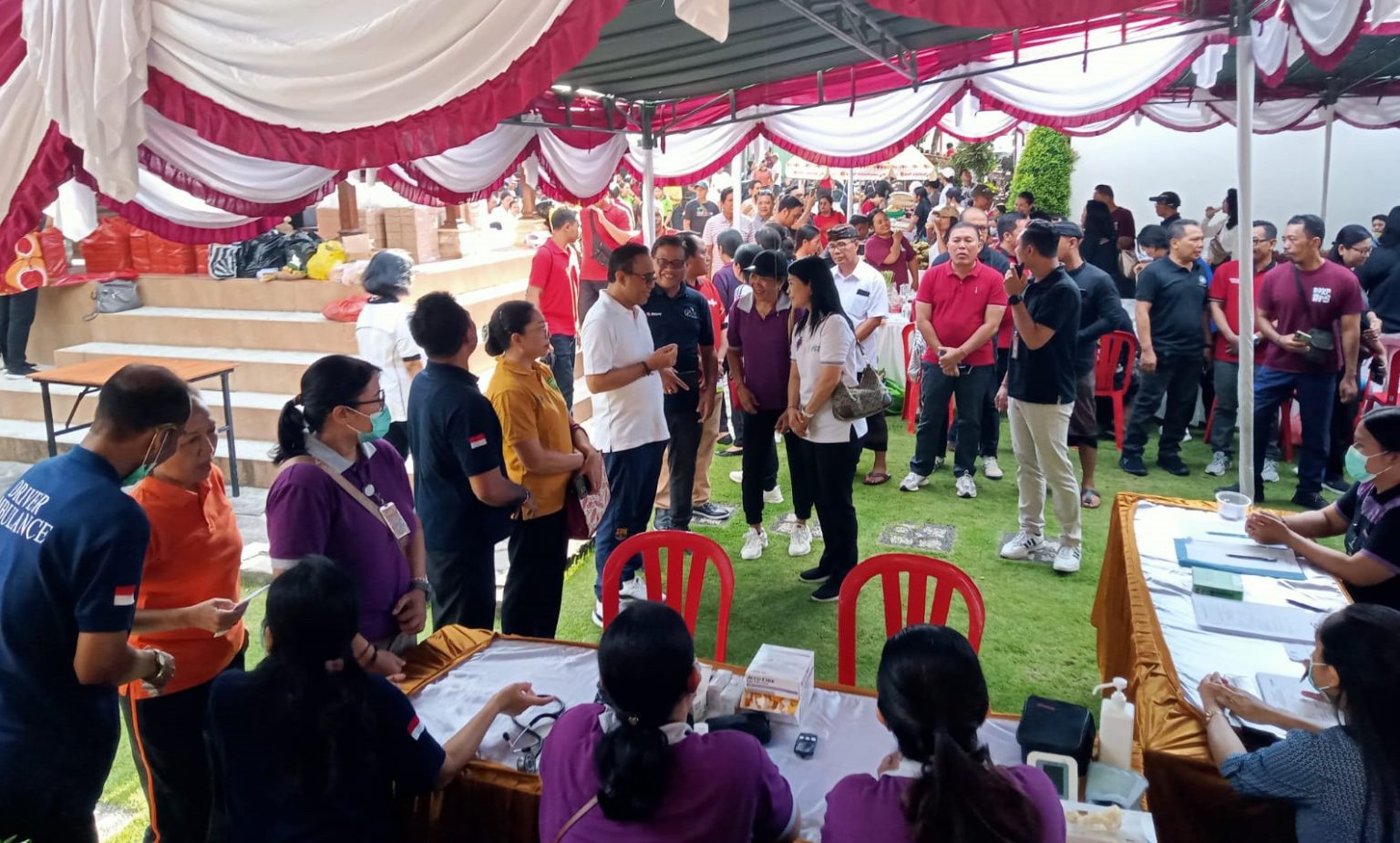 Babinsa Bersama Aparat Terkait Pantau GEBYAR