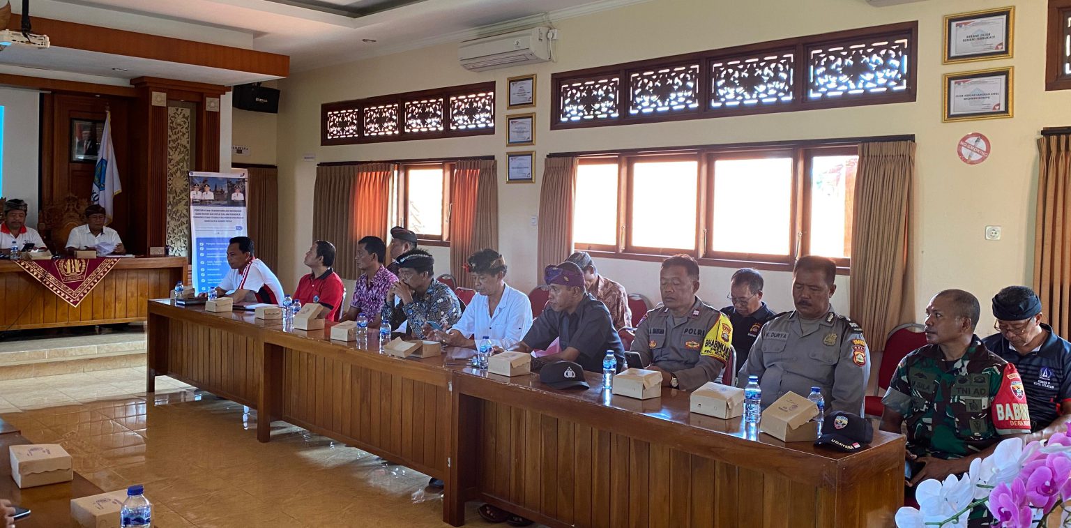 Babinsa Kuta Selatan Turut Serta Dalam Pembahasan HUT Desa Kutuh