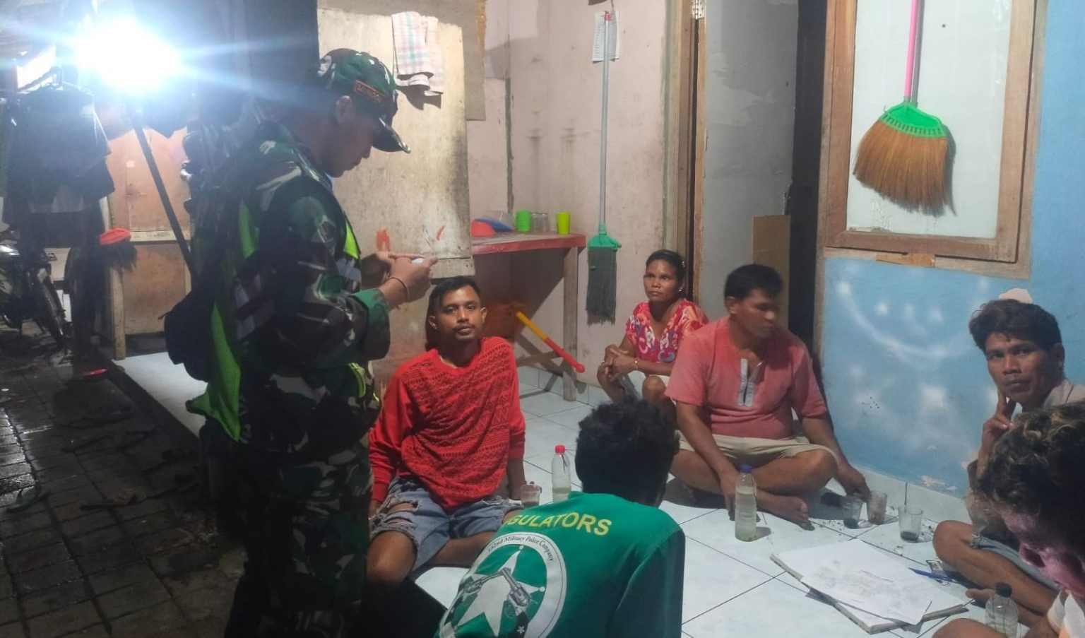 Peran Serta Babinsa Abianbase Dalam Yustisi / Sidak Duktang Gabungan