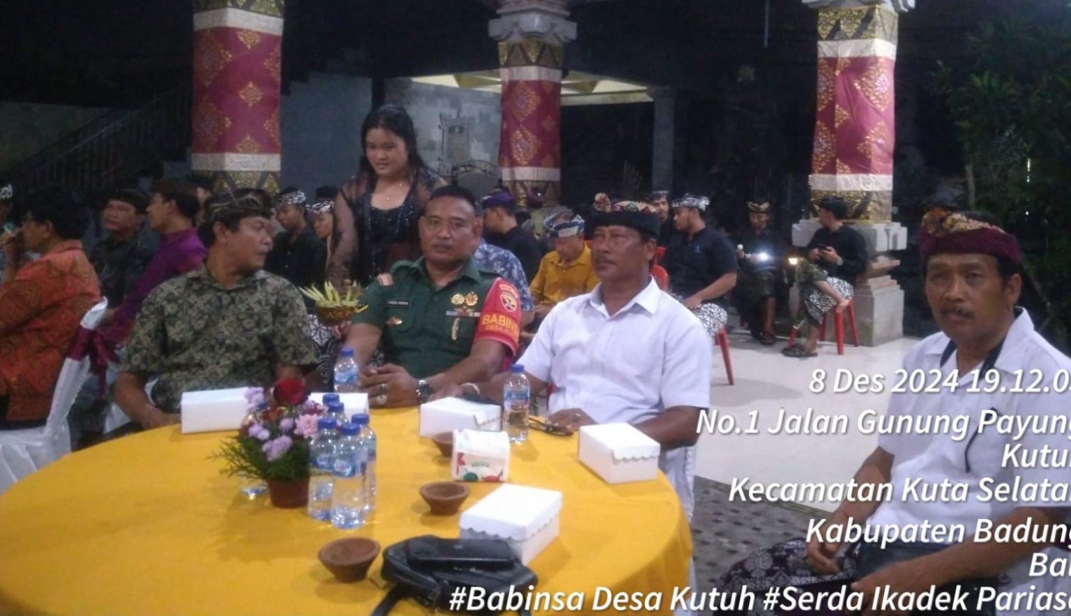 Babinsa Kutuh Hadiri HUT ST Giri Kartika Werdhi Ke-26