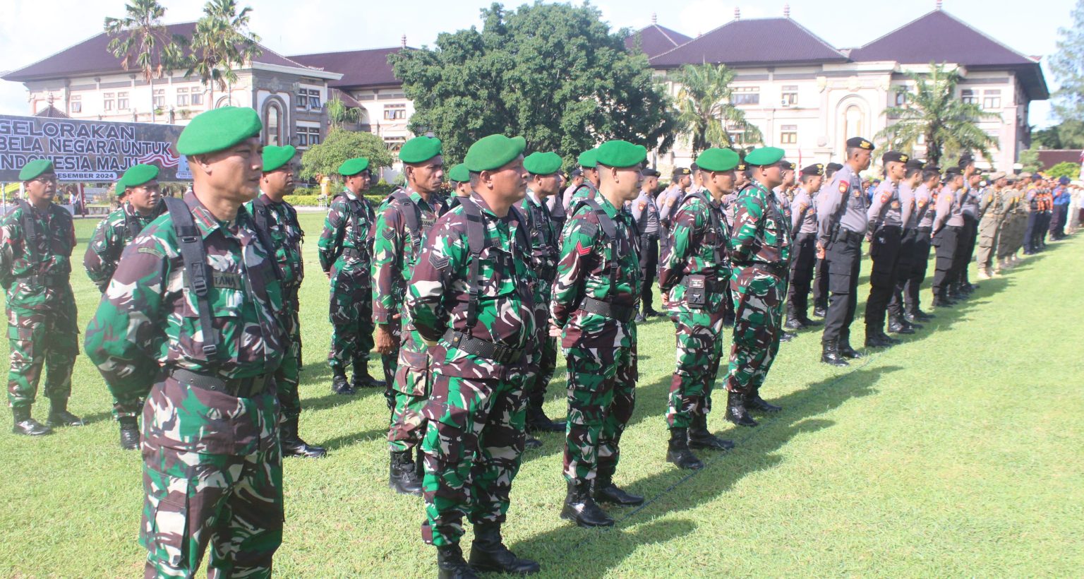 Dandim 1611/Badung Pimpin Upacara Peringatan Bela Negara Ke-76
