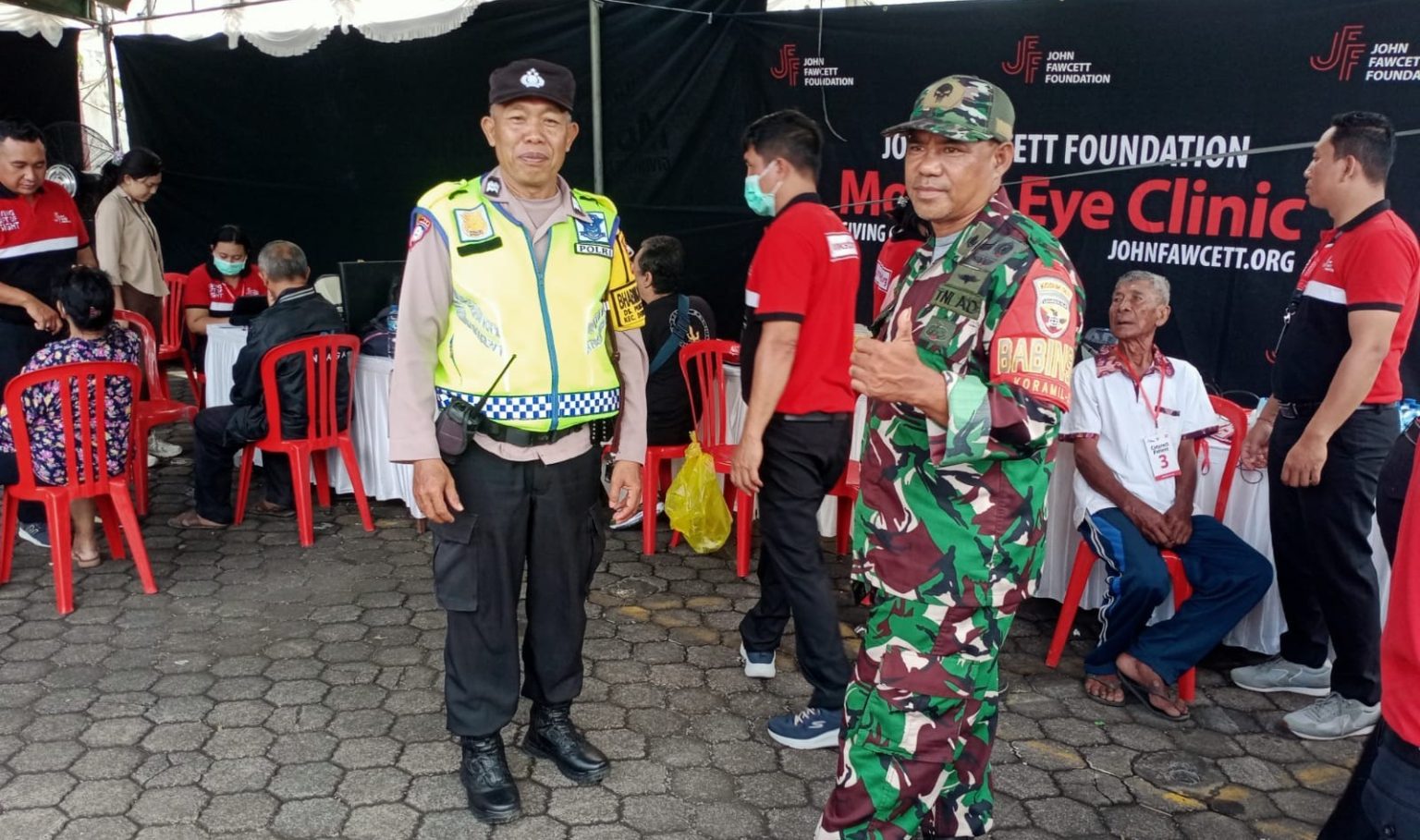 Baladika Bali Korlap Cakra Baskara Bersama Yayasan Jhon Fawcett Foundation Gelar Operasi Katarak Gratis