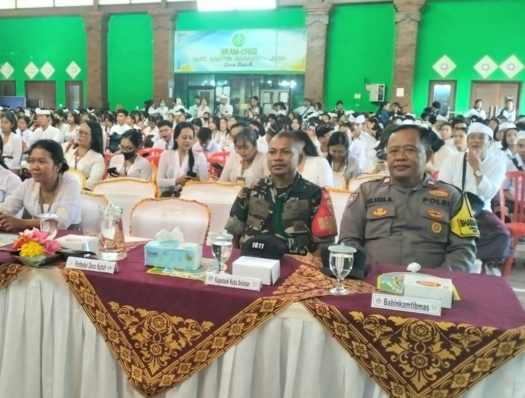 Babinsa Serka Dominggus Mai Sila, Dukung Pembukaan OSF di SMAN 1 Kuta Selatan Membangun Kreativitas dan Bakat Siswa