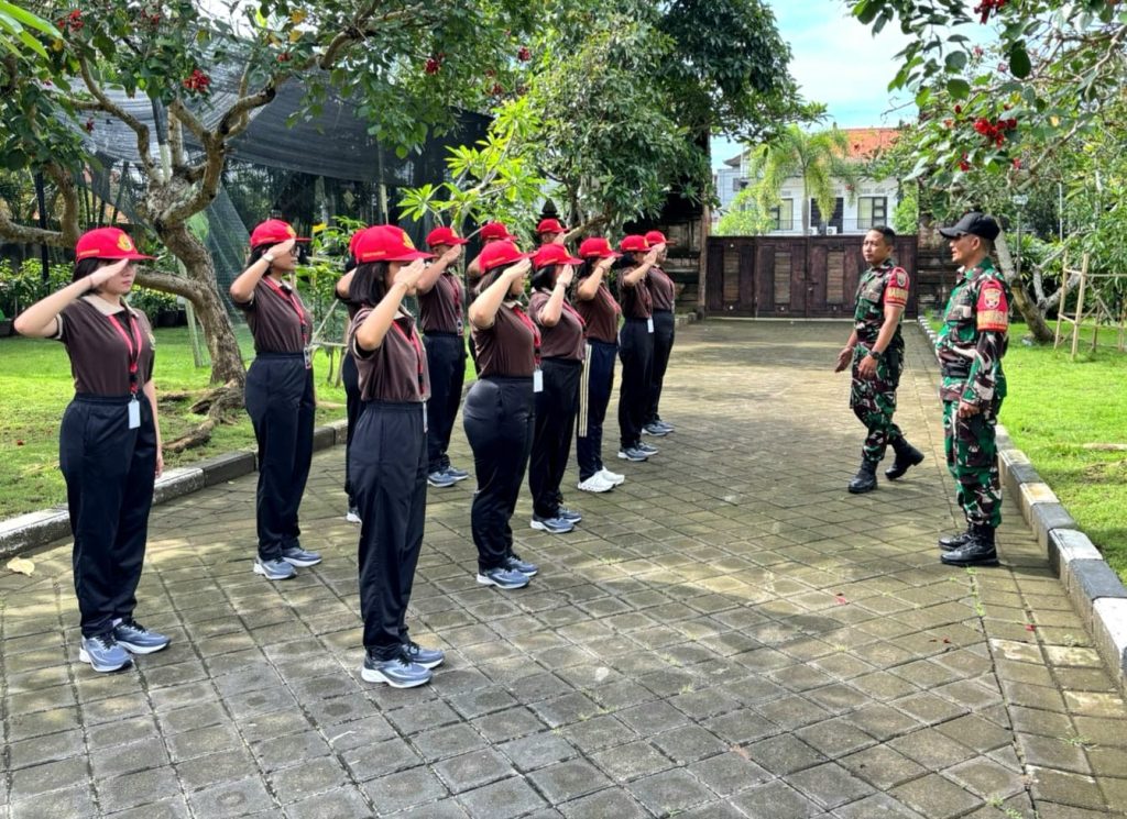 Kejari Badung Gandeng TNI Melalui Babinsa Tingkatkan Kedisiplinan CPNS dengan PBB