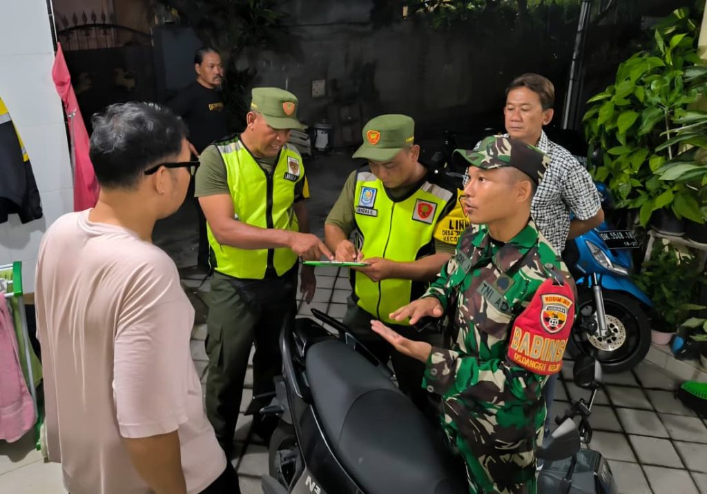 Serda Kadek Sudiantara: Sidak Pendatang di Jalan Kapten Japa, Tujuan Jaga Kamtibmas dan Data Penduduk