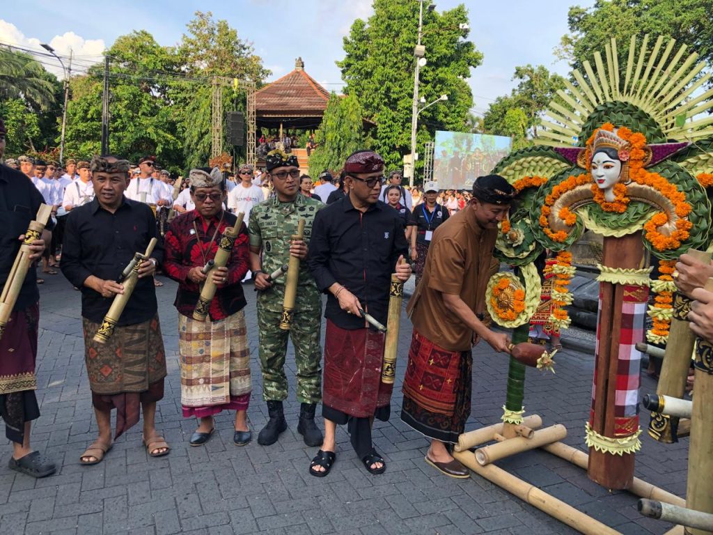 Dandim 1611/Badung Hadiri Pembukaan Kesanga Festival dan Lomba Ogoh-Ogoh Kota Denpasar 2026