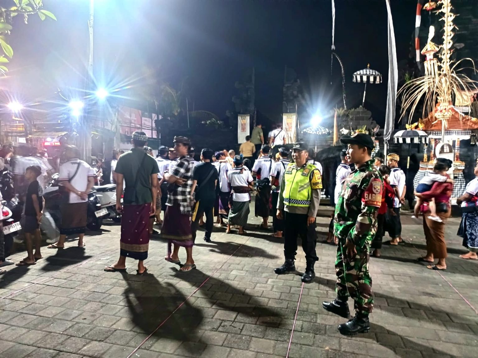 Sinergi Babinsa dan Penyelenggara, Porgana CUP IV di Badung Berjalan Aman Hingga Tengah Malam