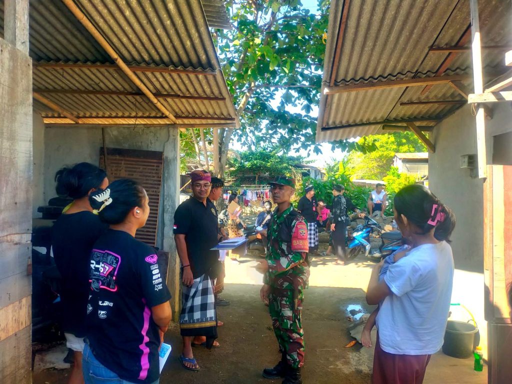 Berpedoman Aturan Berlaku, Babinsa dan Unsur Masyarakat Kendalikan Penduduk Pendatang Desa Bualu
