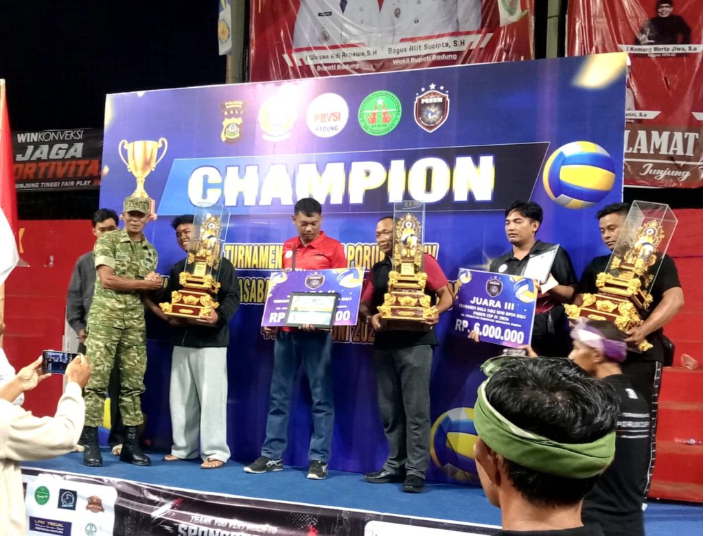 Danramil Abiansemal Hadiri Final Porum Cup IV: Olahraga Pererat Persaudaraan