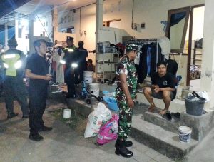 Senin Malam, Babinsa dan Unsur Terkait Selesaikan Pendataan Warga Nonpermanen