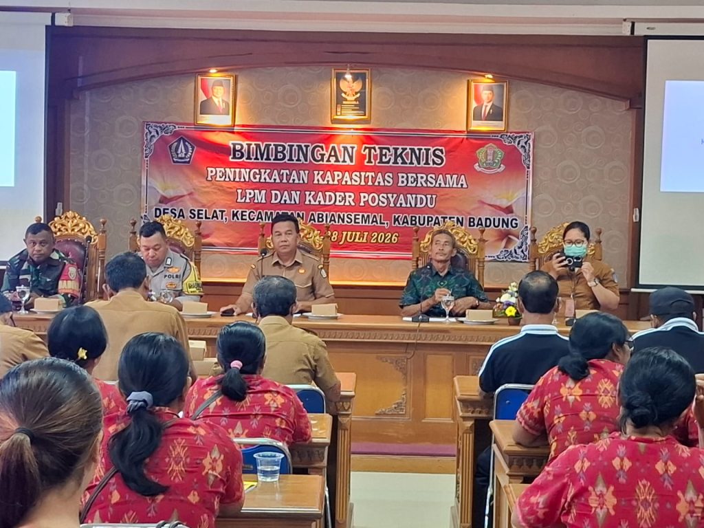 Perkuat Layanan Primer, Babinsa Apresiasi Bimtek Peningkatan Kapasitas LPM dan Kader Posyandu Desa Selat