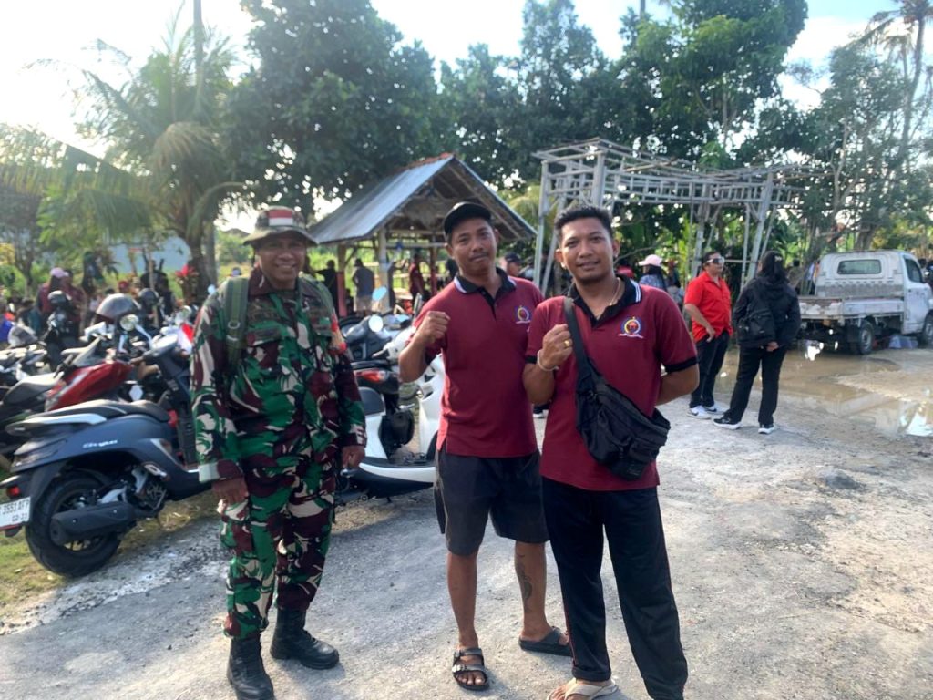Babinsa Serka Daniel Yunias Atensi Lomba Mancing, Memeriahkan HUT RI ke-81 di Peguyangan Kaja