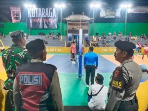 Ratusan Penonton Meriahkan Masceti Cup II, Babinsa Pastikan Suasana Aman dan Kondusif