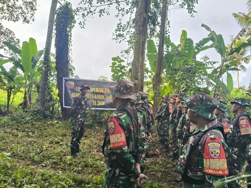 Siap Jaga Wilayah, Kodim 1611/Badung Latih Penyiapan Daerah Tempur dan Pangkal Perlawanan