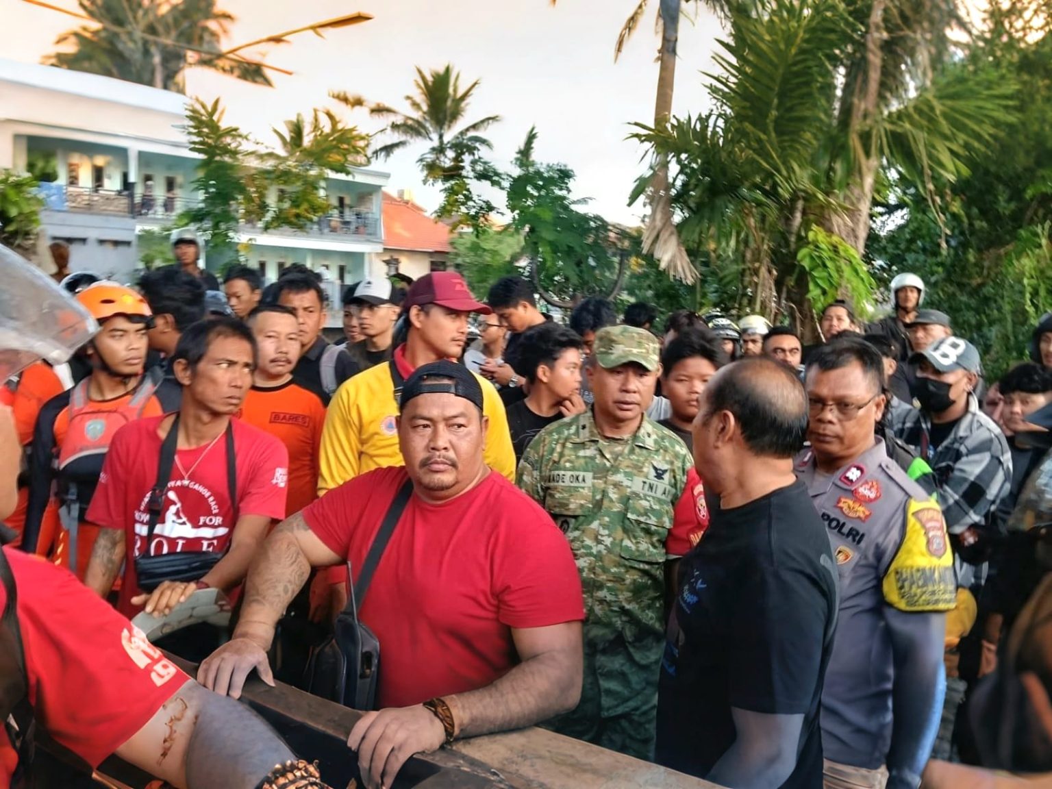 Pemuda Tenggelam di Tukad Mati Denpasar, Danramil Bergerak Cepat Koordinasikan Pencarian