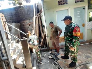 Wujud Bakti TNI (Kodim 1611/Badung): Rehabilitasi Yayasan Imamat Ranjani Universal Capai 45 Persen
