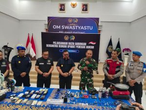 Danramil: Cegah Barang Terlarang & Narkoba, Lapas Kerobokan Gelar Razia Gabungan Disertai Tes Urine Narapidana