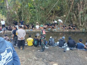 Semarak Lomba Mancing di Kawasan Tukad Carangsari, Peltu Dewa Gd Sena Pantau serta Dukung & Beri Apresiasi